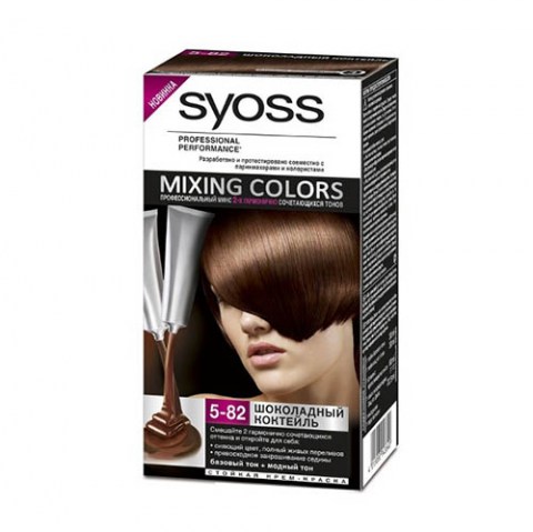 SYOSS Mixing Colors Краска для волос 5-82 Шоколадный коктейль 135мл